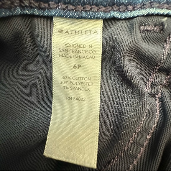 Athleta Sculptek Ultra Skinny Women’s Blue Jeans Size: 6 Petite - Picture 7 of 9